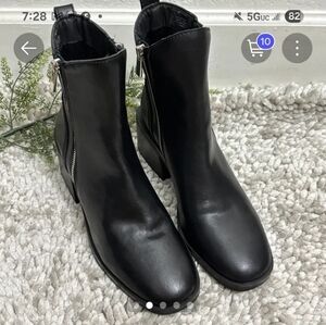 Steve Madden Black Ankle Boots for Women